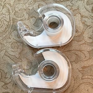 Set of 2 Empty Scotch Tape Dispensers
